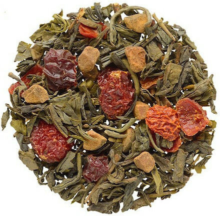 ΜΠΑΧΑΡΑΔΙΚΟ Πράσινο Τσάι 100gr με Άρωμα Guarana & Rosehips