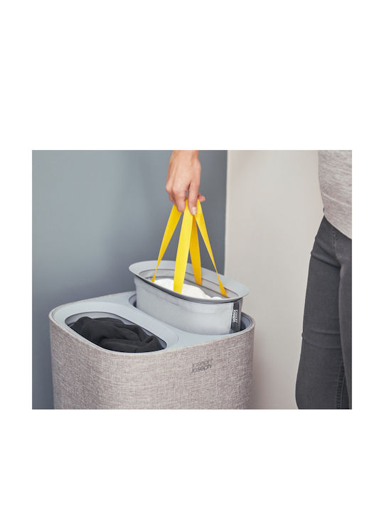 Joseph Joseph Tota Fabric Laundry Basket 60lt with Cap 39.5x39.5x71cm Gray