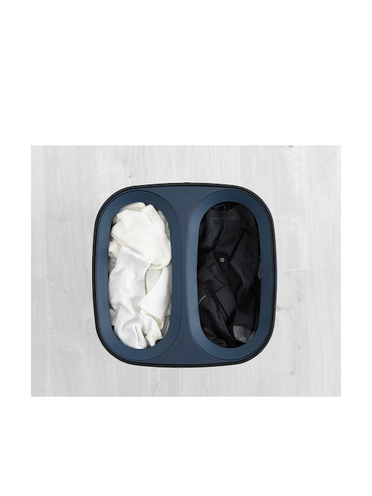 Joseph Joseph Tota Fabric Laundry Basket 60lt with Cap 39.5x39.5x71cm Black