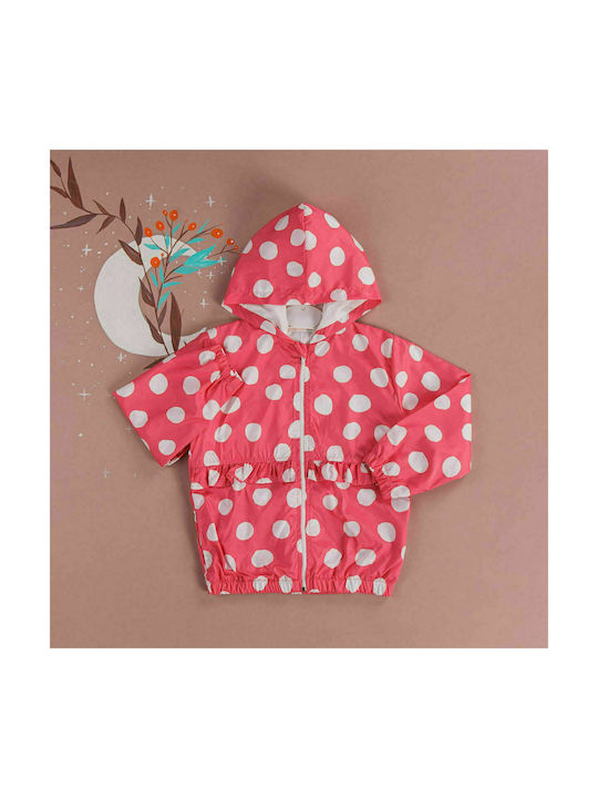 Children's windbreaker jacket for girls (3-6 years old)