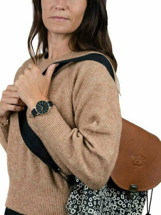 Pierre Cardin Кварцов Часовник с Кожена Каишка
