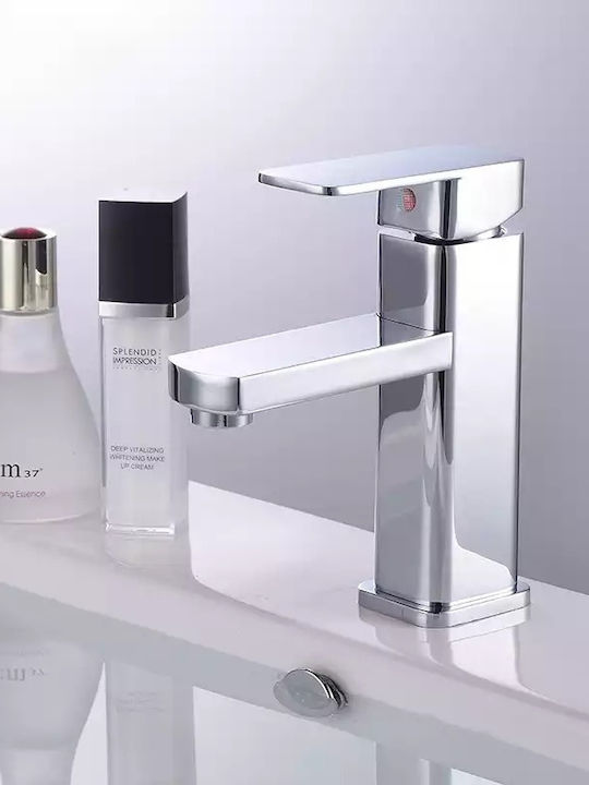 PO71 Mixing Sink Faucet Silver