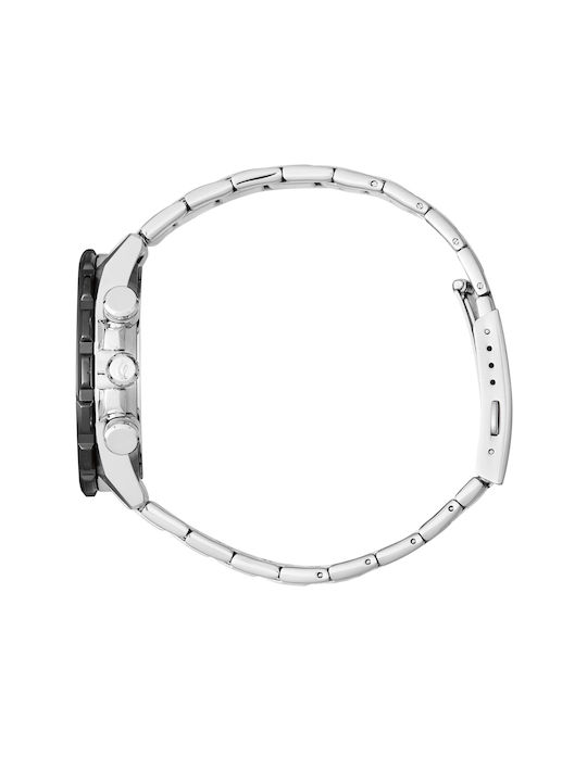 Casio Edifice Watch Chronograph Solar with Silver Metal Bracelet