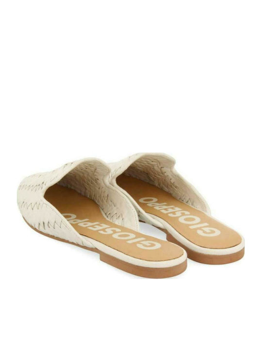 Houma Flat Δερμάτινα Mules Πάγου