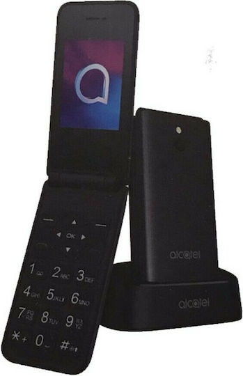 Alcatel 3082X Single SIM Κινητό με Κουμπιά Dark Grey