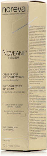 Noreva Noveane Premium Κρέμα Προσώπου Ημέρας για Αντιγήρανση & Ατέλειες με Υαλουρονικό Οξύ 40ml