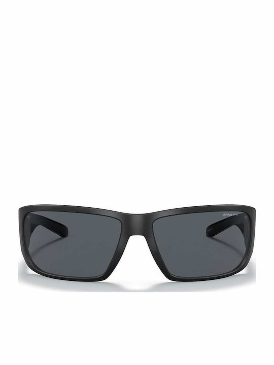 Arnette Snap Ii Men's Sunglasses with Black Horn-Rimmed Frame and Grey Lens AN4297 275887