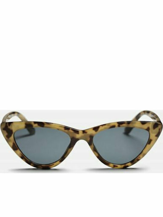 Chpo Amy Sunglasses Brown with Acetate Frame & Black Lens