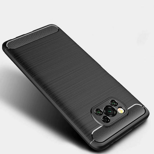Tech-Protect Задна корица Силикон Черен ( Poco X3 NFC / X3 Pro)