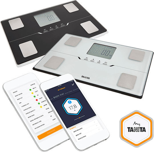 Tanita BC-401 Smart Bathroom Scale with Body Fat Counter & Bluetooth Black