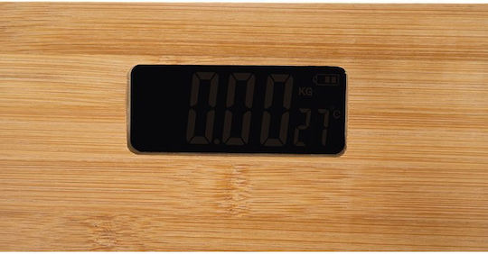 SPM Digitale Badezimmerwaage 180kg Braun Bambus 15995