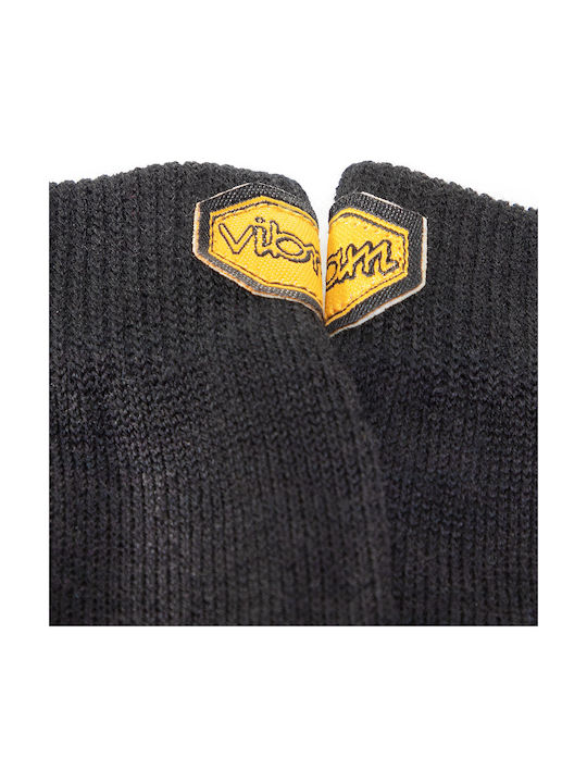 Vibram Fivefingers Blend Crew Laufsocken Schwarz 1 Paar