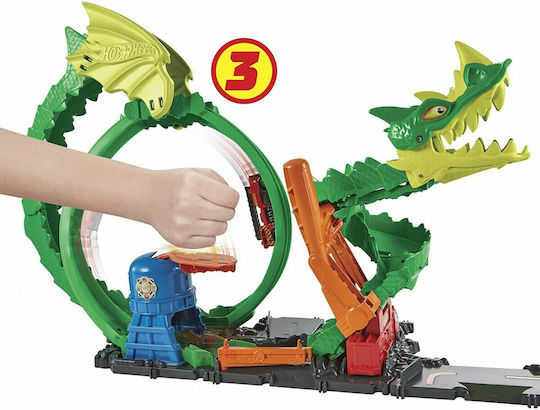 Hot Wheels Сити Дракон с Луп Писта за 5+ Години