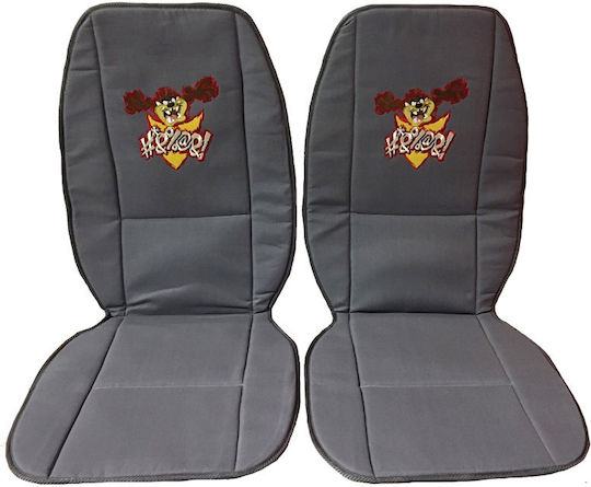 Carner Car Seat Back Set 2pcs Warner Bros Looney Tunes Blue / Gray