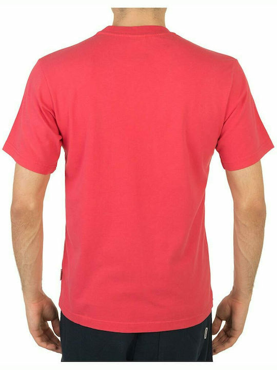 Franklin & Marshall Men's Short Sleeve T-shirt Pink