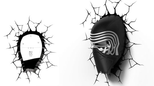 3DLightFX Παιδικό Φωτιστικό Τοίχου Led Πλαστικό Star Wars Kylo Ren 3D