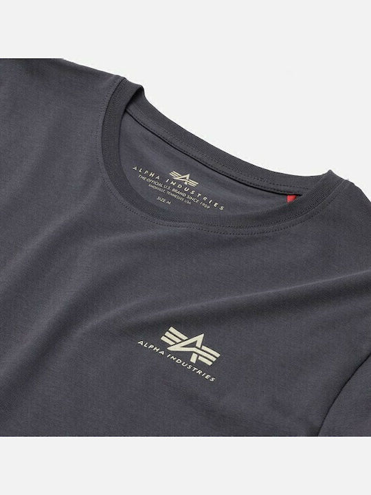 Basic Small Logo T-shirt Γκρι