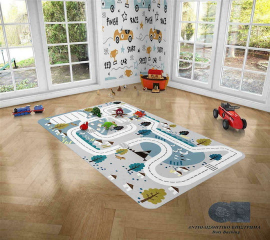 Dimcol Kids Synthetic Rug Playground 290 Road 135x200cm