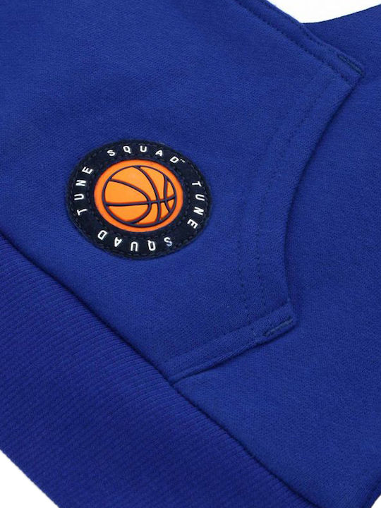 Kinder-Sweatshirt mit Taschen Blau