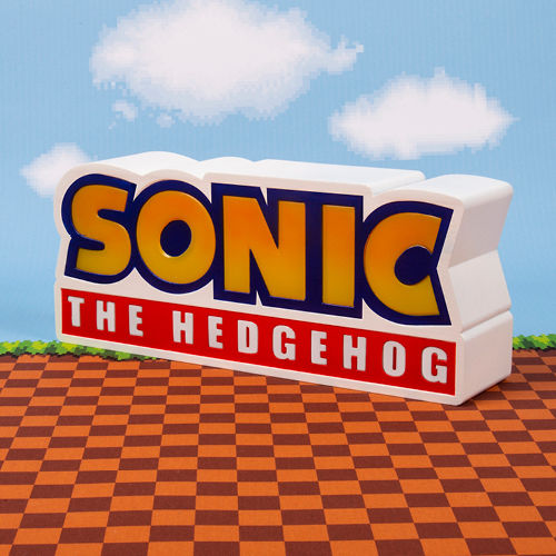 Fizz Creations Детско Декоративно Осветление Sonic Hedgehog Logo Жълт 23x6x13εκ.