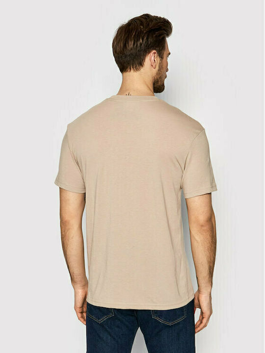 Jack & Jones Men's Short Sleeve Blouse Polo Beige