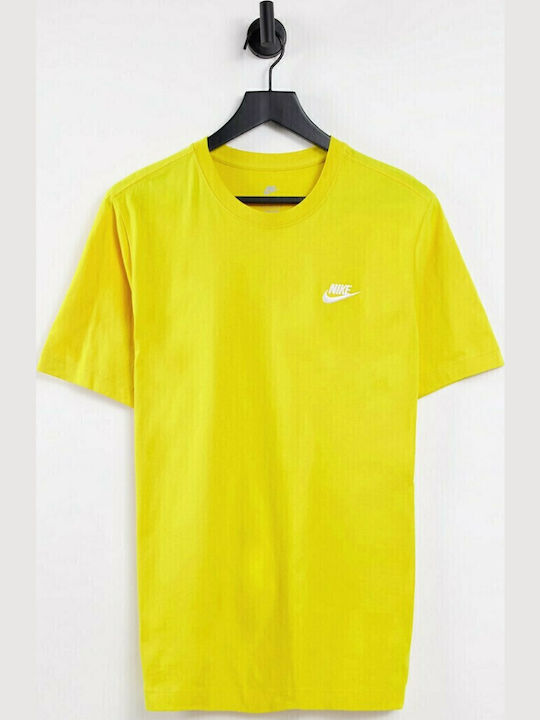 Nike Αθλητικό T-shirt Κίτρινο