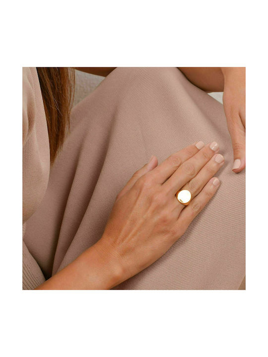 Chophie Γυναικείο Δαχτυλίδι Σεβαλιέ Elise από Ασήμι Επιχρυσωμένο