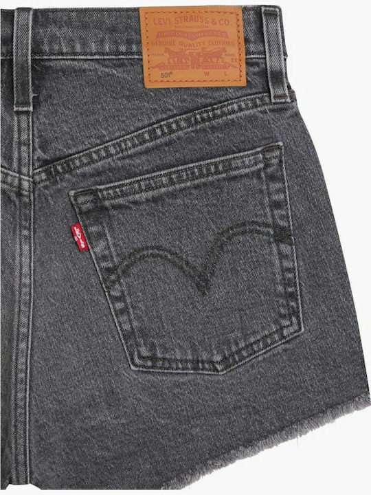 501 Original Botanica Γυναικείο Τζιν Ψηλόμεσο Σορτς Dark Grey