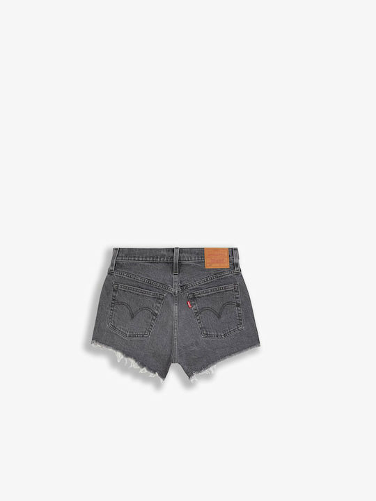 501 Original Botanica Γυναικείο Τζιν Ψηλόμεσο Σορτς Dark Grey