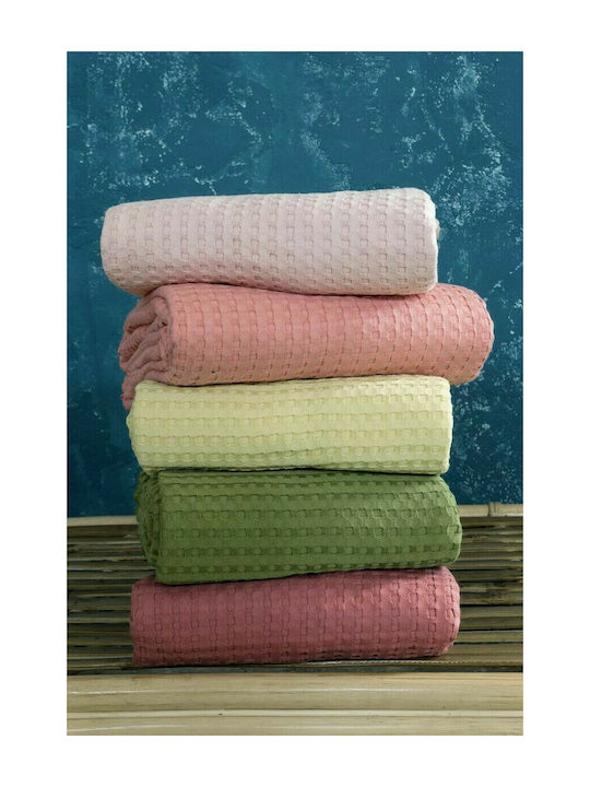 Nima Habit Blanket Pique Queen 240x260cm. 25505 Coral