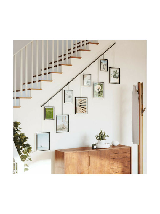 Umbra Multi Wall-Mounted Picture Frame 9 Photos Metallic Black 9 Pieces