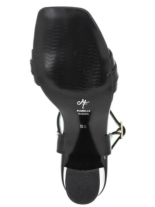 Leather Sandals Black