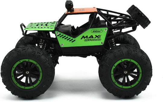 Andowl RC2002 Remote Controlled Car Monster Truck Green
