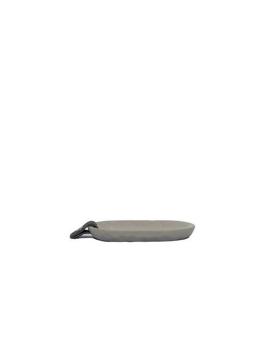 Palamaiki BA-S3 9-420002-003 Resin Soap Dish Countertop Gray