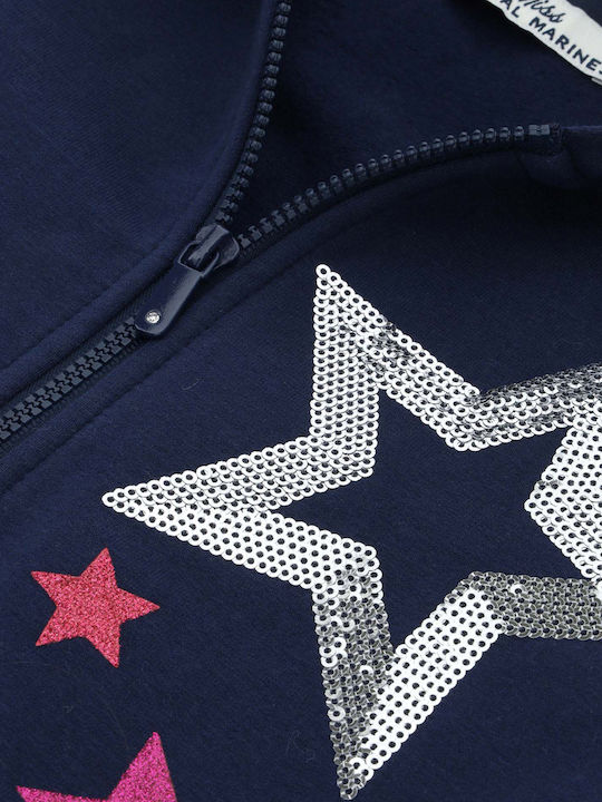Παιδική Φούτερ Ζακέτα Navy Μπλε DBA3649F1