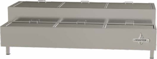Biokan CGD6 Spieß-Grill Kohle mit Abmessungen 60x180x44cm