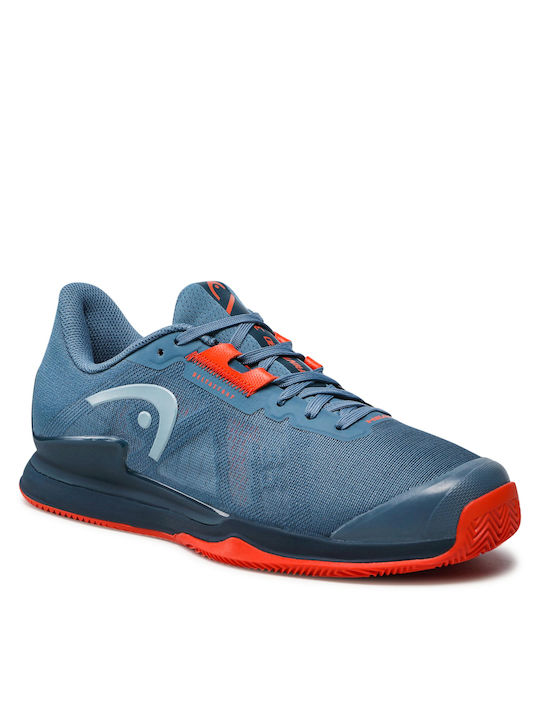 Head Sprint Pro 3.5 273052 Ανδρικά Παπούτσια Τένις για Χωμάτινα Γήπεδα Μπλε