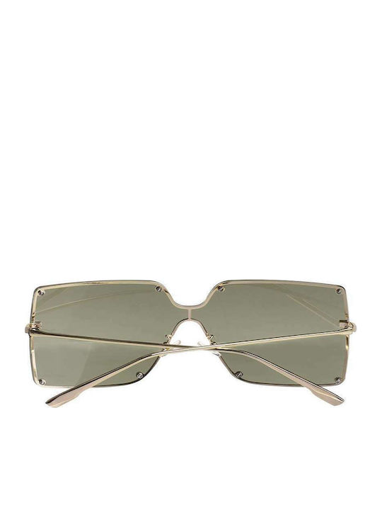 Ble Resort Collection Damen Sonnenbrille mit Schwarz Metall Gestell und Schwarz Linse 5-49-151-0320