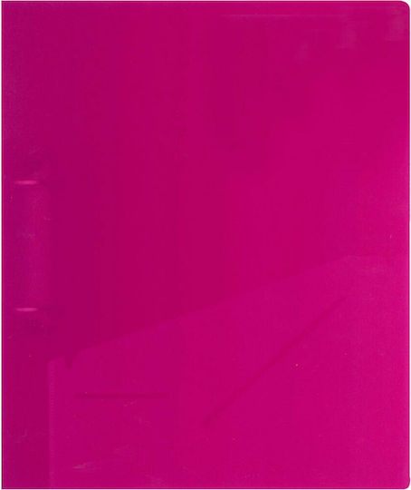 Typotrust Clipboard with 2 Rings 4/32 for Paper A4 Fuchsia 1pcs