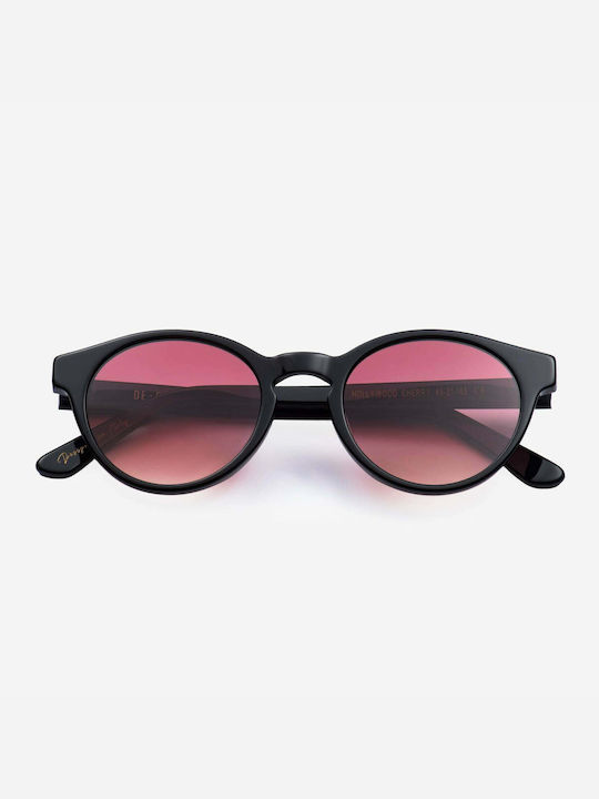 De-Sunglasses Hollywood Ochelari de soare cu Cherry Din plastic Rame și Burgundy Ochelari de soare Lentilă