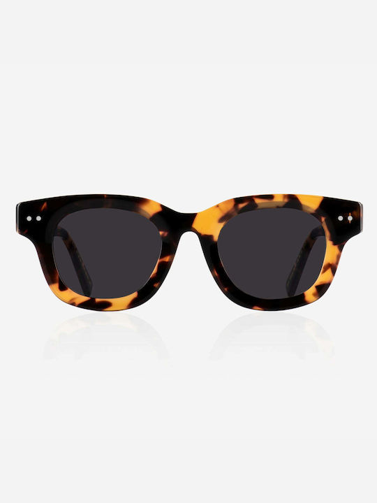 De Sunglasses Halfway Unisex Sunglasses with Plastic Frame Tortoise