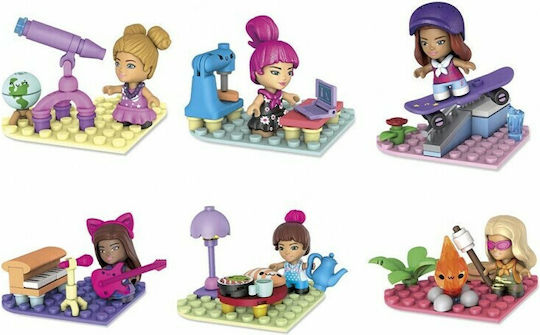 Mega Bloks Bausteine Barbie für 4+ Jahre Jahre 25Stück (Verschiedene Designs/Sortimente von Designs) 1 Stk