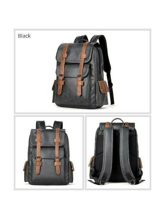 Cardinal Leather Backpack Black 12lt