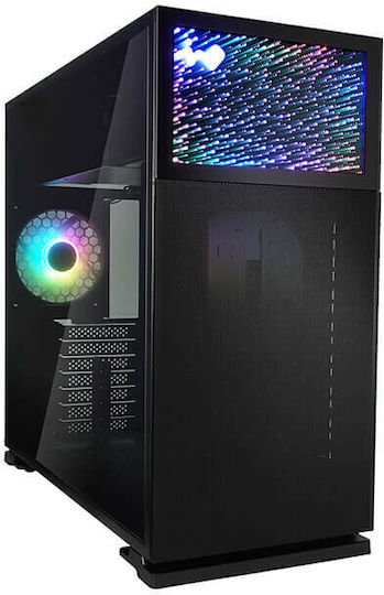 In Win N127 Gaming Middle Tower Carcasă Calculator cu Fereastră Laterală și Iluminare RGB Negru