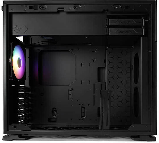 In Win N127 Gaming Middle Tower Carcasă Calculator cu Fereastră Laterală și Iluminare RGB Negru