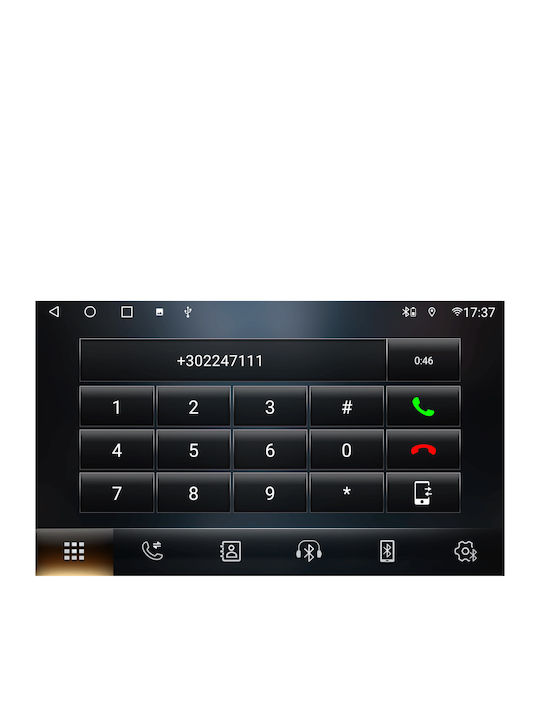 Kirosiwa Автомобилна Аудио Система (Блутут/USB/AUX/WiFi/GPS) с Тъчскрийн 9"