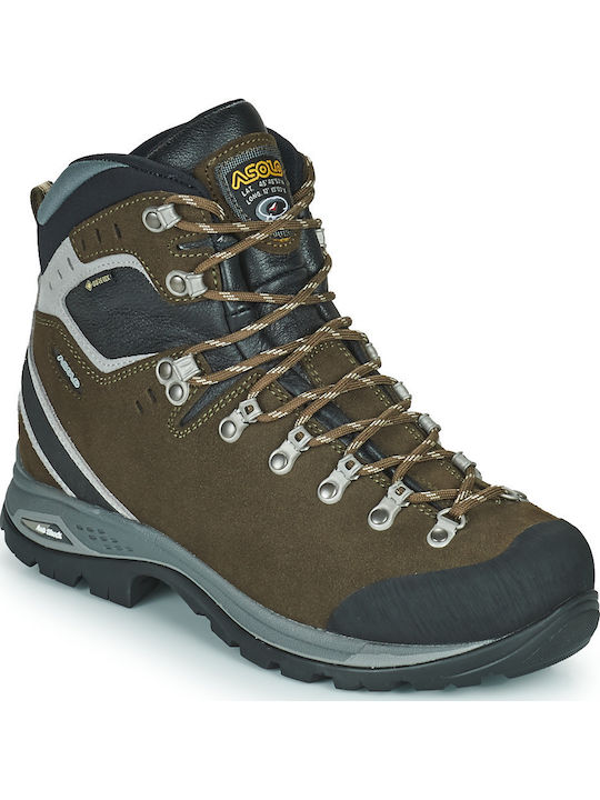 Asolo Greenwood Evo GV Men's Hiking Boots Waterproof with Gore-Tex Membrane Brown