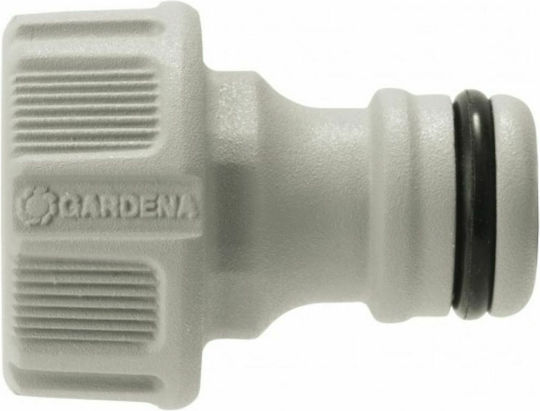 Gardena 18220-50 Faucet Hose Connector with Female Thread 21mm Gray