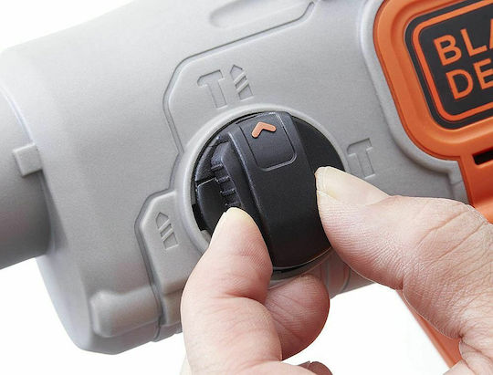 Black & Decker Κρουστικό Σκαπτικό Πιστολέτο Μπαταρίας 18V 2x2.5Ah με Υποδοχή SDS Plus BCD900E2K