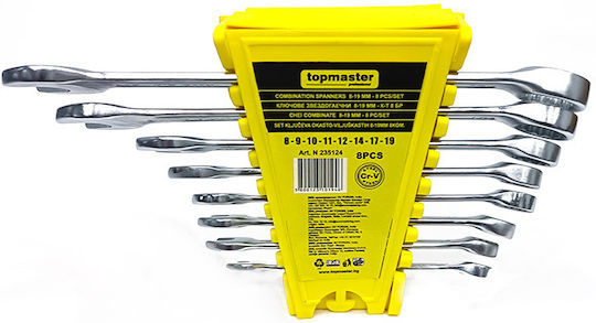 Topmaster German Polygon Set with Size from 8mm to 19mm 8pcs